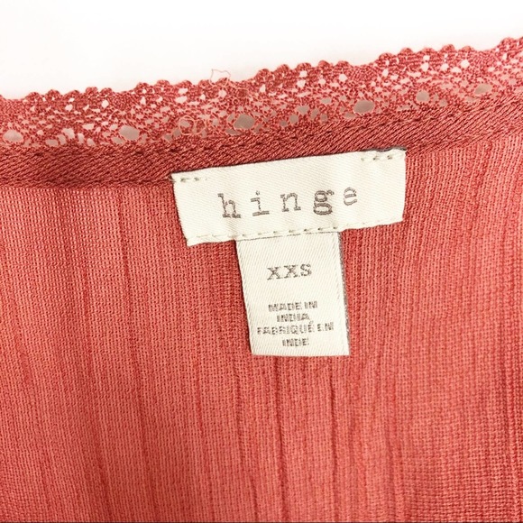 NWT Hinge Lace Trim Cupro Camisole XXS - Picture 7 of 8